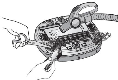 LG VR7412RB - Manipulation des brosses laterales - 1