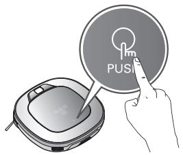 LG VR7428SP - Par un message vocal "Vérifiez que le bac à poussière et le filtre sont correctement installés." - 1