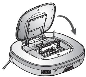 LG VR7428SP - Vérifiez le bac à poussière. - 1