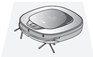 LG VR8600RR HOM-BOT SQUARE - Par un message vocal "l'aspirateur robot ne peut pas continuer son nettoyage. vérifiez la zone autour. - 2