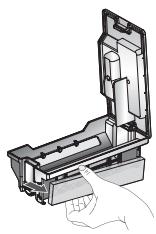LG VR8600RR HOM-BOT SQUARE - Nettoyage du filtre du réceptacle à poussière - 3