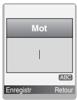 LG L3100 - - Saisie des mots à l'aide du mode T9. - 2