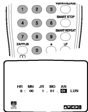 LG C270 - Réglage manuel de l'horloge - 4