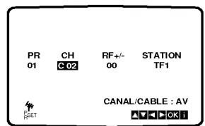 LG C270 - Changement de l'ordre des stations TV - 12