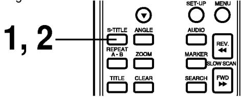 LG DA-3525 - Modification de la langue de sous-titrage - 1
