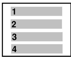 LG DA-3525 - Appuyez sur la touche MENU pendant la lecture. Le menu DVD inclus dans le disque est maintainant affché. - 1