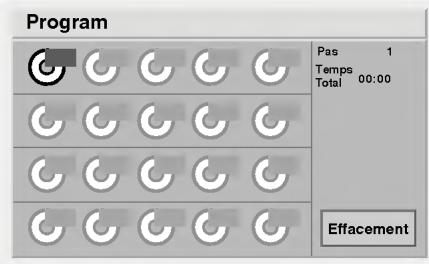 LG DA-3525 - Appuyez sur la touche PROGRAM lorsque vous etes en mode lecture ou arrêt. - 1