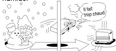 LG DA-3525 - Une condensation d'humidité se produit dans les cas suivants. - 1