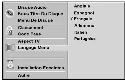 LG LH-C6230S - Langue du menu - 1