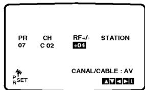 LG LH-C6230S - Recherche manuelle des chaînes de télévision - 6