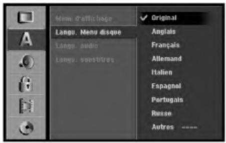 LG LH-RH7000S - Menu du disque/audio/sous-titres - 1