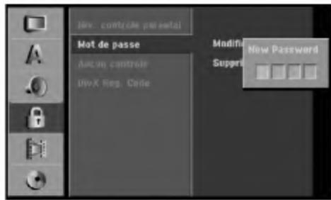 LG LH-RH7000S - Réglage du mot de passe - 1