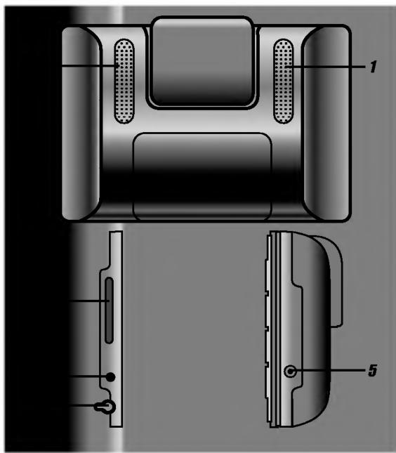 LG LN400 - Le panneau latéral/arrière - 1