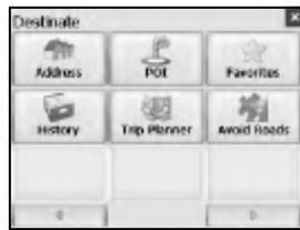 LG LN400 - Le menu destination - 2