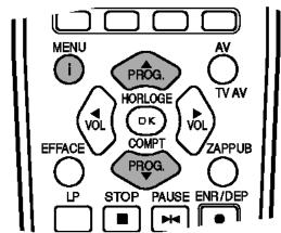 LG VF28 - Pour régler le système couleur pour régler le décodeur - 5