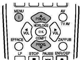 LG VF28 - Changement de l'ordre des stations TV - 13