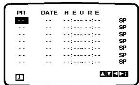 PR DATE H E U R E -- -- --:SP -- -- --:SP -- -- --:SP -- -- --:SP -- -- --:SP -- -- --:SP -- -- --:SP A-Z-CI