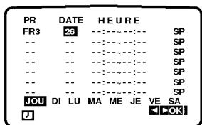 LG VP400 P/S - Enregistrement programme utilisation de l'affichage à l'écran - 12