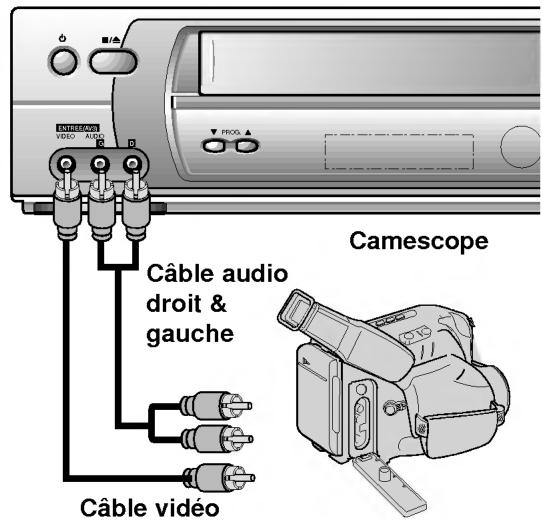 Camescope Câble audio droit & gauche Câble vidéo