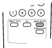 7 8 9 0 SMART STOP AV SMART REPEAT VERICUILLAGE