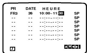 PR DATE HEURE FR3 26 10:00~11:00 SP -- -- --:SP -- -- --:SP -- -- --:SP -- -- --:SP -- -- --:SP -- -- --:SP -- -- --:SP J ▲7-51
