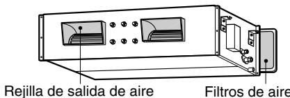 Rejilla de salida de aire Filtros de aire