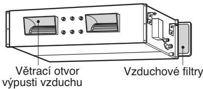 Větrací otvor výpusti vzduchu Vzduchové filtry