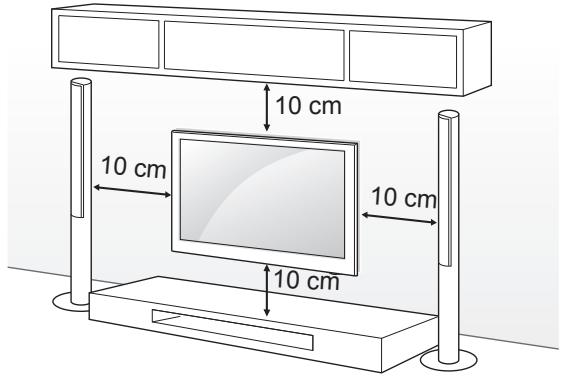 LG 42LM620S - Montagem numa mesa - 1