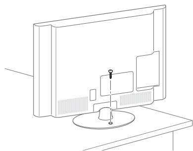 LG 42LM620S - Fixation fiable de la TV sur une table - 1