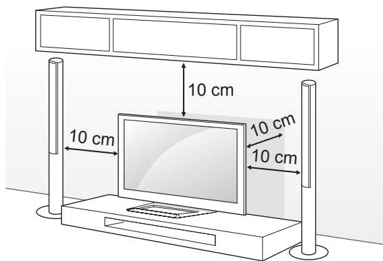 LG 47LM670S - Op een tafelblad plaatsen - 1