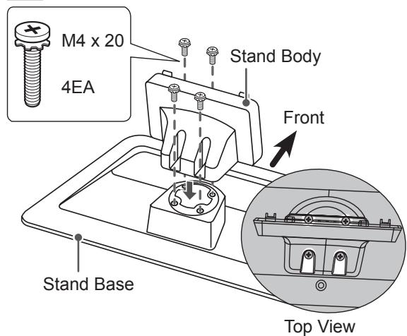 LG 47LM670S - Attaching the stand - 11