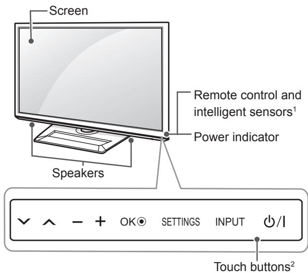 LG 47LM670S - Parts and buttons - 2