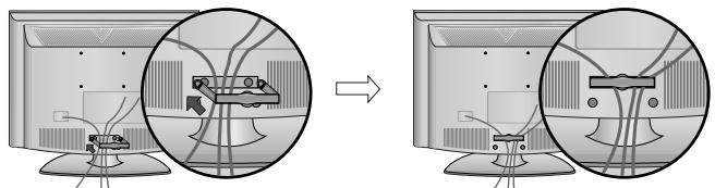 LG 322000-ZA.BETPLJG - Installer KABELHÅNDTERINGSKLIPSEN som vist. - 2
