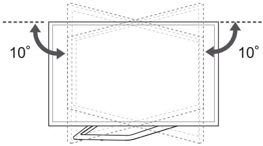 LG 42LN575S - Ajuste del ángulo de la TV según la perspectiva - 2