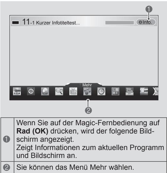 LG 42LN575S - So wird die Magic- Fernbedienung verwendet - 2