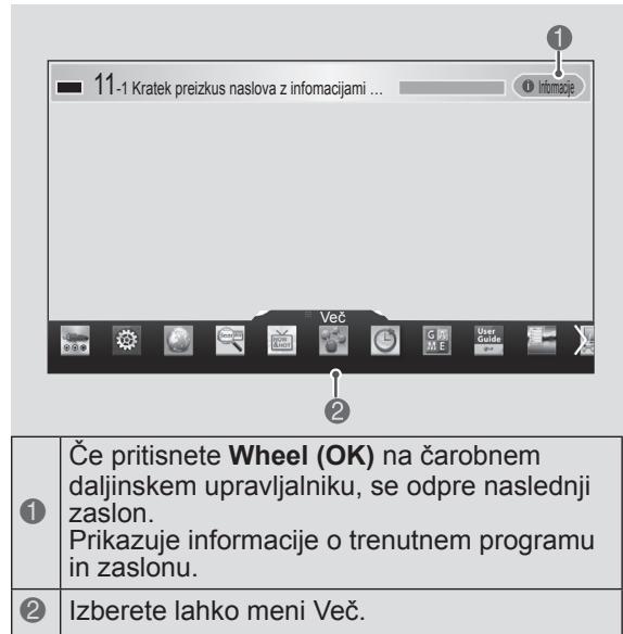 LG 42LN575S - Uporaba čarobnega daljinskega upravljalnika - 2