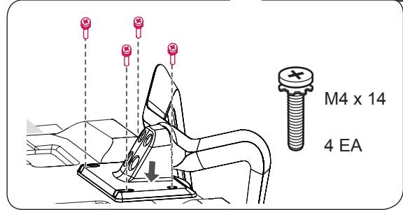 LG 42LN575S - Attaching the stand - 7