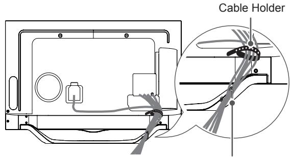 LG 42LN575S - Tidying cables - 2