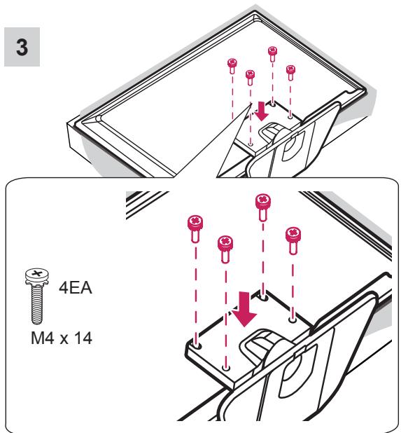 LG 42LN575S - Attaching the stand - 16