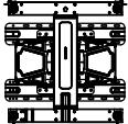 LG 47LA620,  42LA660S,  42LA691S,  47LA6130,  47LA620,  47LA620S,  47LA660S,  47LA691S,  55LA620S,  55LA660S,  55LA691S,  60LA620S,  60PA5500,  60PA6500 - Fixation du support mural - 4