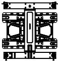 LG 47LA620,  42LA660S,  42LA691S,  47LA6130,  47LA620,  47LA620S,  47LA660S,  47LA691S,  55LA620S,  55LA660S,  55LA691S,  60LA620S,  60PA5500,  60PA6500 - Επιτοίχια τοποθέτηση - 4