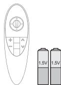 LG 42LB650V - Mando a distancia y pilas (AAA) - 1