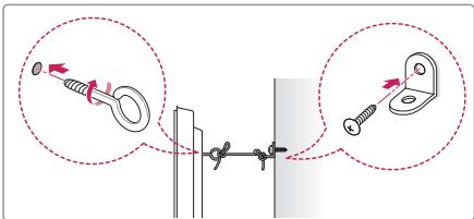 Diagram showing two mechanical components with arrows indicating motion, one mounted on a spring and the other attached to a bracket.