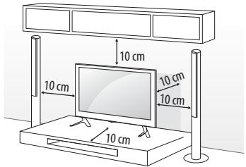 LG 32LF510B - Mounting on a table - 1