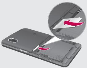 LG KP501 - Installation de la carte USIM - 1