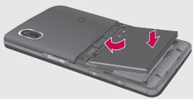 LG KP501 - Installation de la batterie - 1