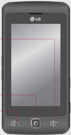 LG KP501 - Touche d'appel - 1