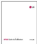LG KP501 - Guide de l'utilisateur - 1