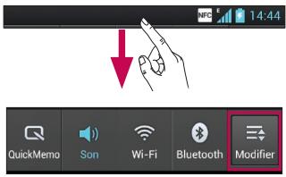 LG OPTIMUS 4X HD - Barre de notification - 1