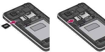 LG OPTIMUS 4X HD - Para retiring o cartão de memória em segança: - 1